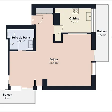 A 350m De La Plage, Pour 2 - Balcon Apartamento La Baule-Escoublac