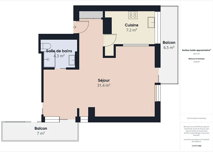 A 350m De La Plage, Pour 2 - Balcon Apartamento La Baule-Escoublac